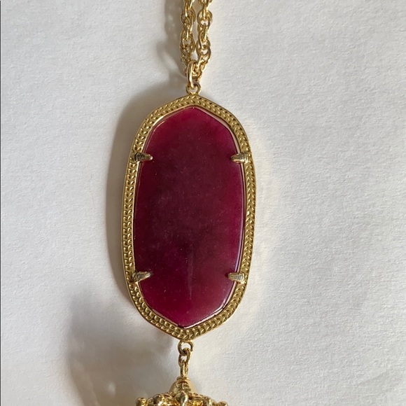 Kendra Scott Jewelry - Prototype Kendra Scott Maroon Rayne Necklace